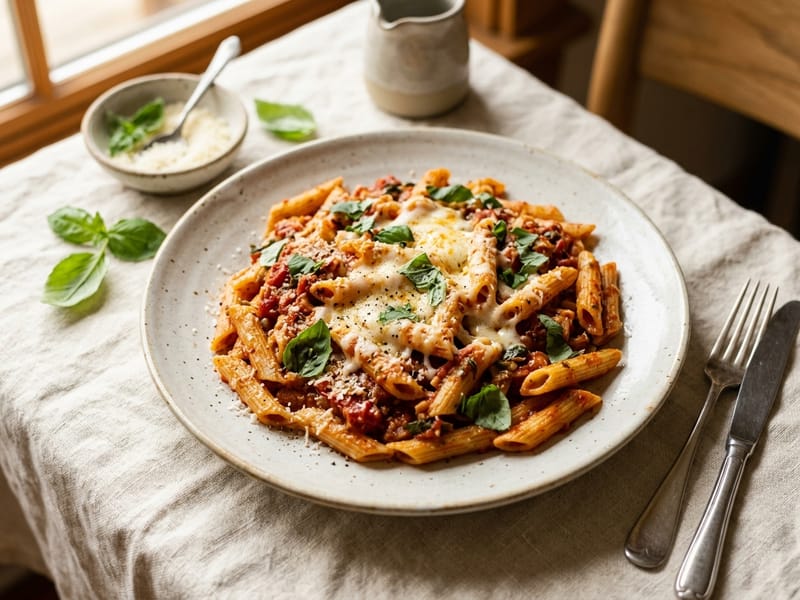 One-Pot Tomato Basil Penne