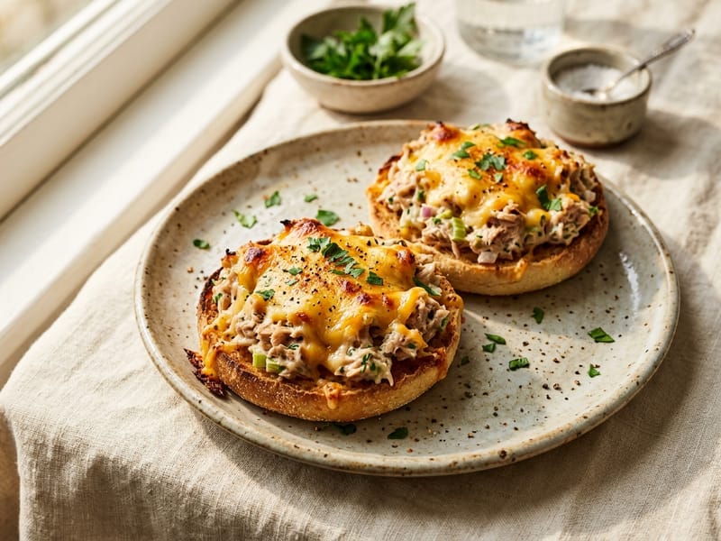 Open-Face Tuna Melts