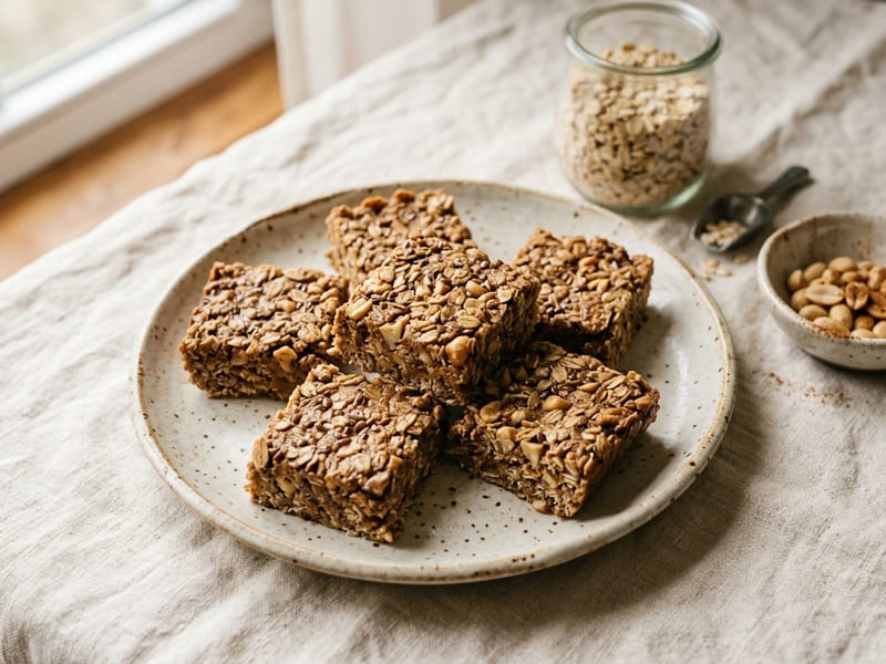 Peanut Butter Oat Squares
