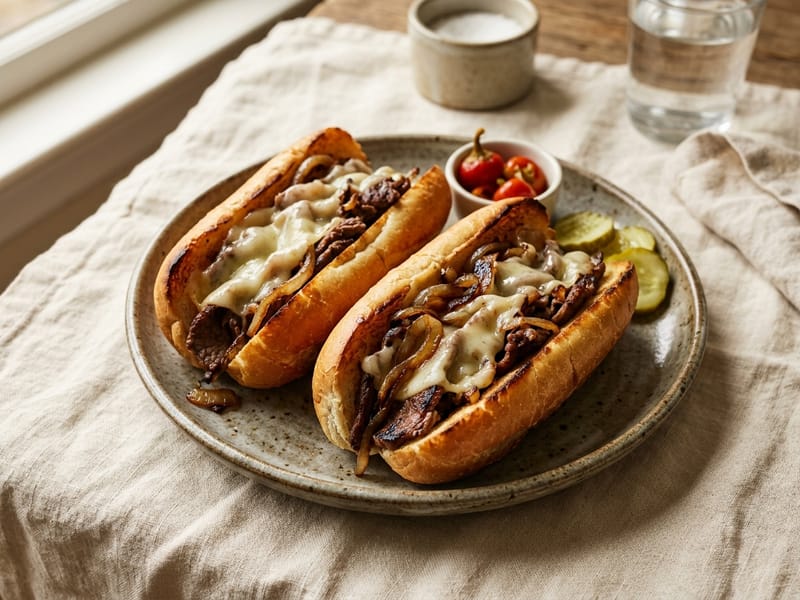Philly-Style Cheesesteaks