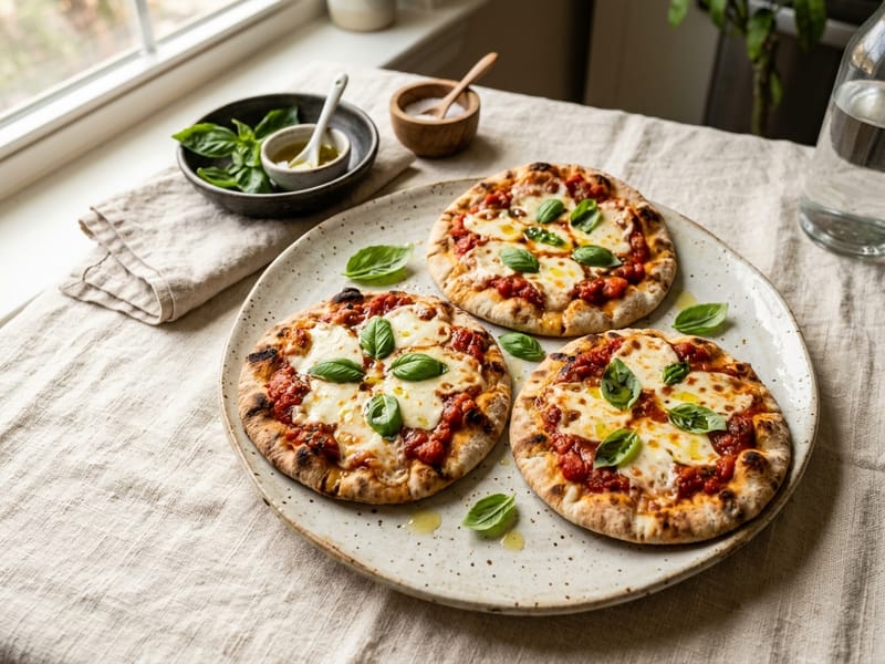Pita Margherita Pizzas