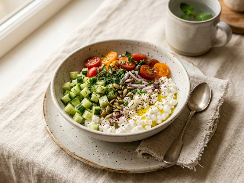 Protein Loaded Cottage Cheese Bowl