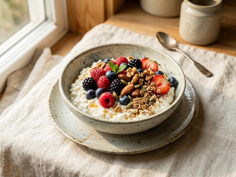 Protein Packed Cottage Cheese Bowl