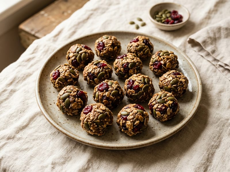 Pumpkin Seed And Cranberry Bites