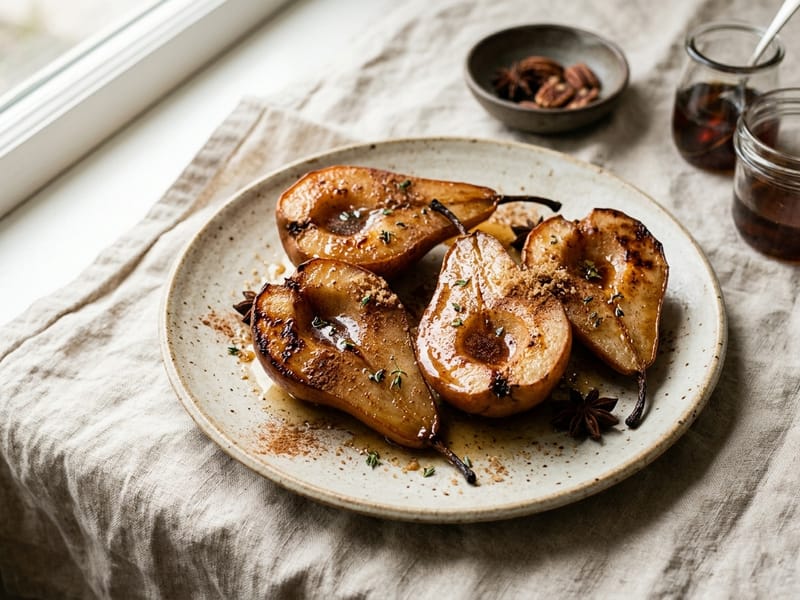 Roasted Cinnamon Pears