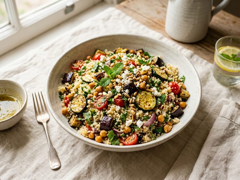 Roasted Vegetable Couscous Salad