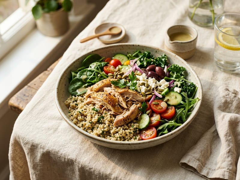 Rotisserie Chicken And Quinoa Power Bowl