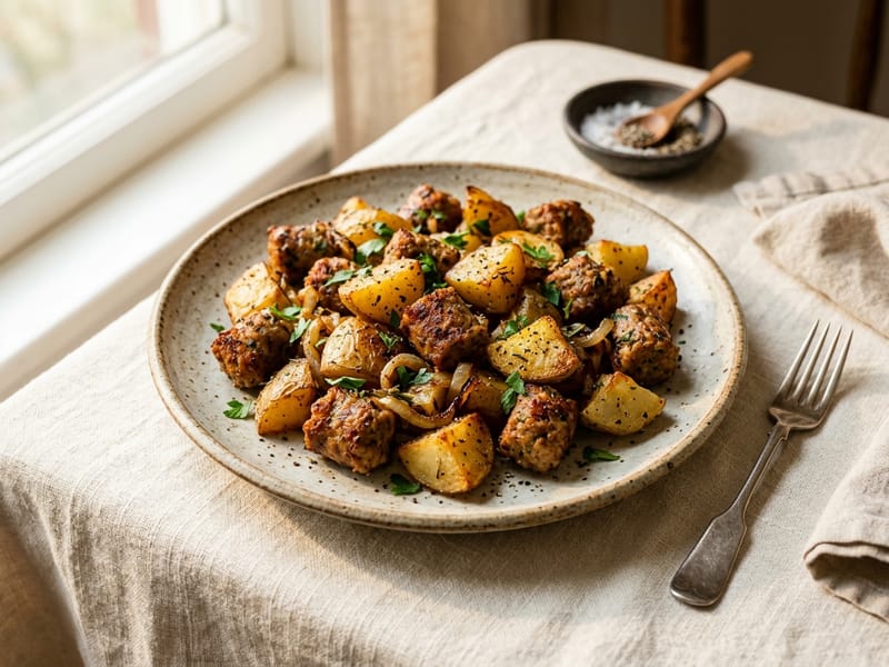 Savory Sausage And Potato Bites