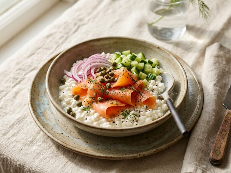 Savory Smoked Salmon Protein Bowl