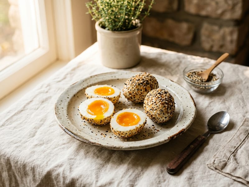 Everything-Seasoned Boiled Eggs