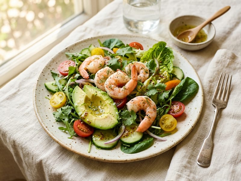 Shrimp & Avocado Salad