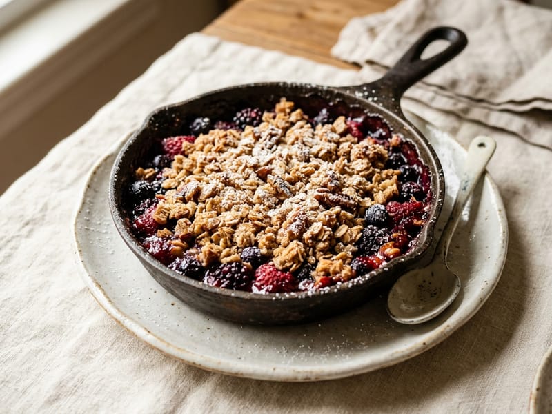 Skillet Berry Crisp