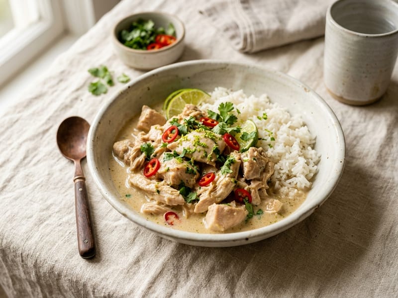 Slow Cooker Coconut Lime Chicken