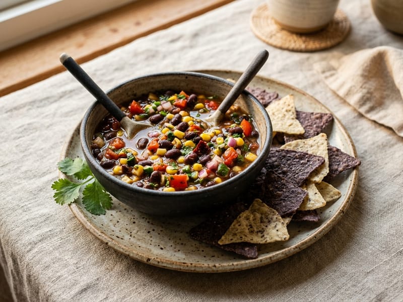 Smoky Chipotle Black Bean Salsa