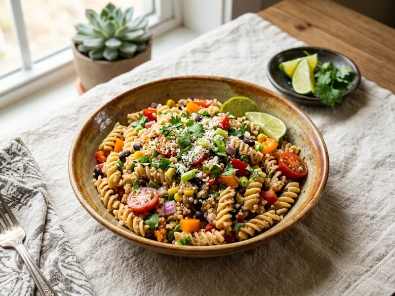 Southwest Quinoa Pasta Salad