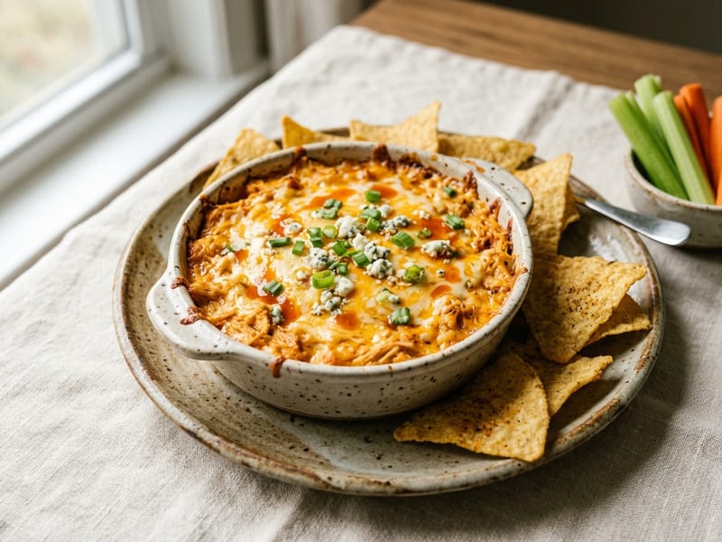 Spicy Buffalo Chicken Dip