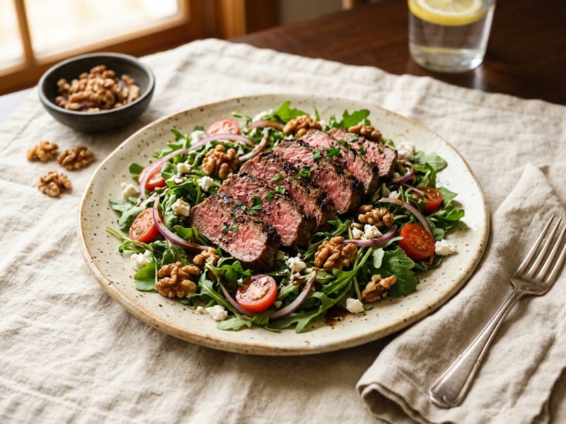 Steak And Arugula Power Salad