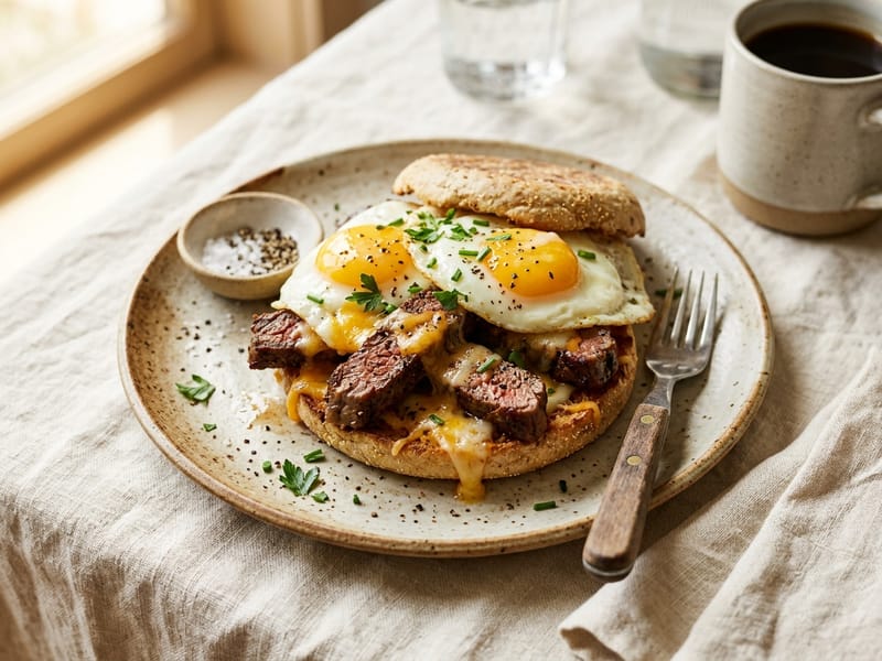Steak And Egg Power Breakfast