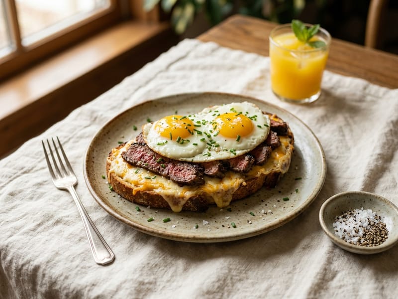 Steak And Eggs Power Melt