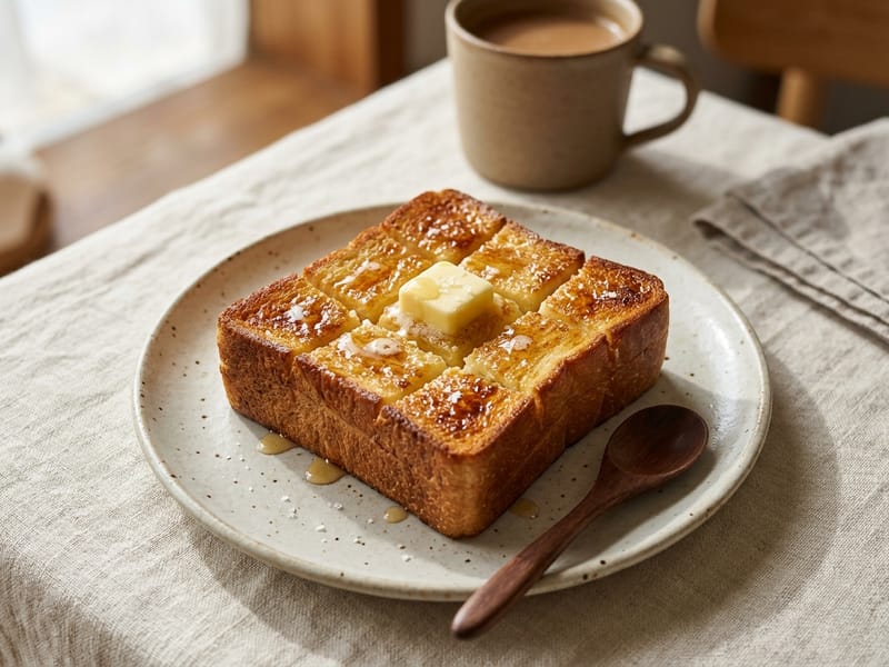 Sticky Honey Butter Toast