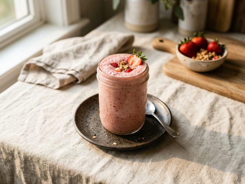 Strawberry Protein Shake