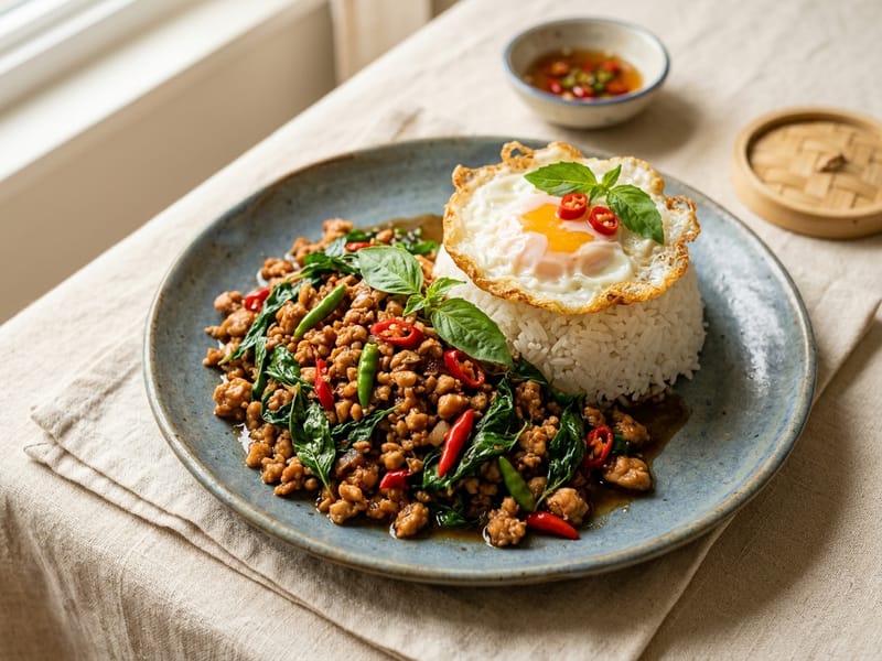 Thai-Style Basil Chicken