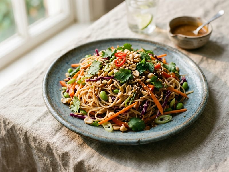 Thai Peanut Noodle Salad