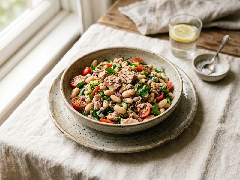 Tinned Tuna And White Bean Salad
