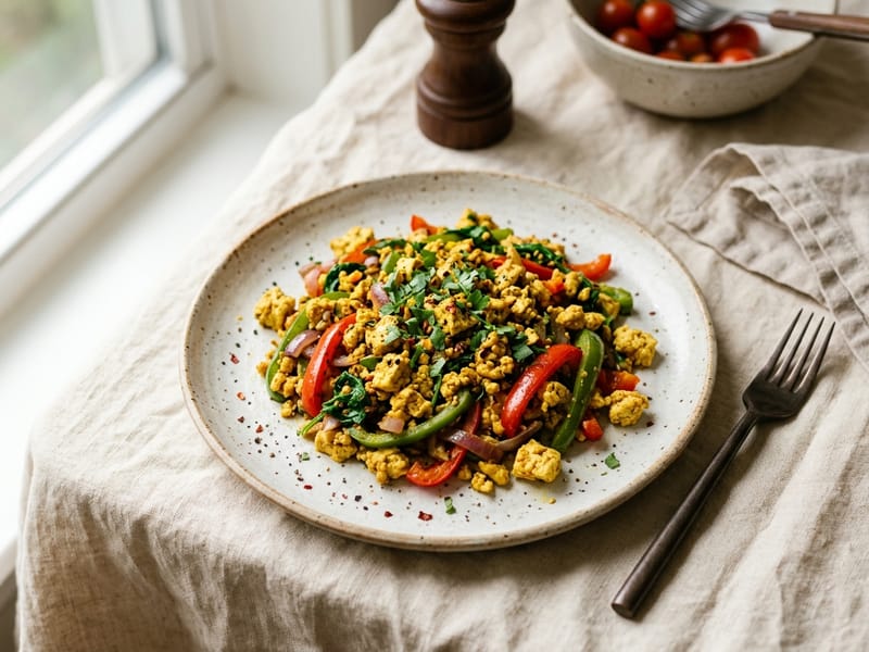 Tofu Veggie Scramble