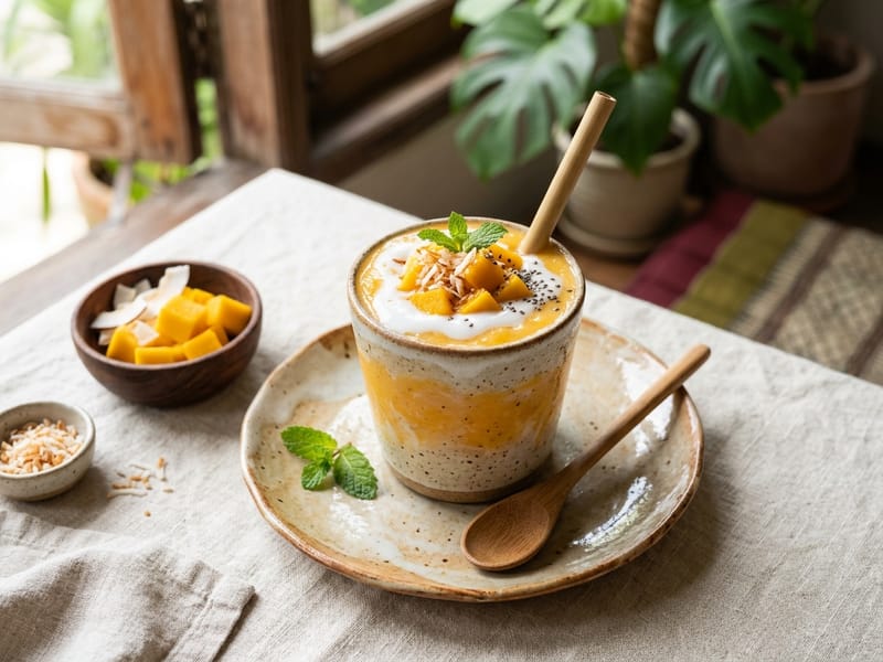 Tropical Mango Coconut Shake