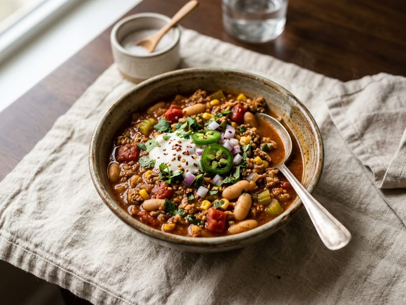 Turkey And White Bean Chili
