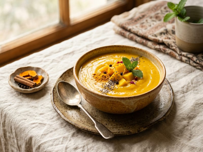 Turmeric Mango Immunity Smoothie