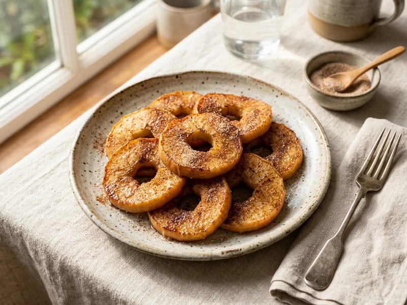 Warm Cinnamon Apple Rings