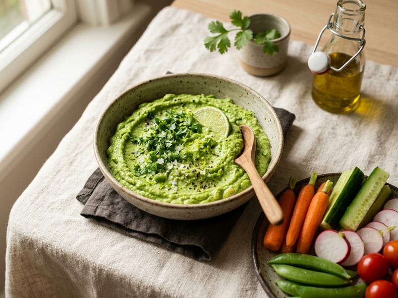Zesty Lime Edamame Dip