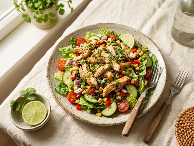 Zesty Lime Rotisserie Chicken Salad
